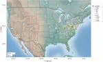 Surface ozone trends and related mortality across the climate regions of the contiguous United States during the most recent climate period, 1991–2020